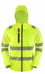 Light weight hiviz softshell jacket